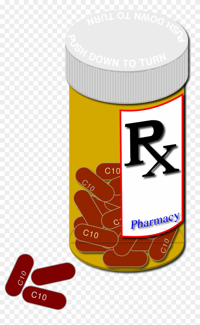 Pill Bottle Clip Art N7 - Medication Bottle Clip Art - Png Download
