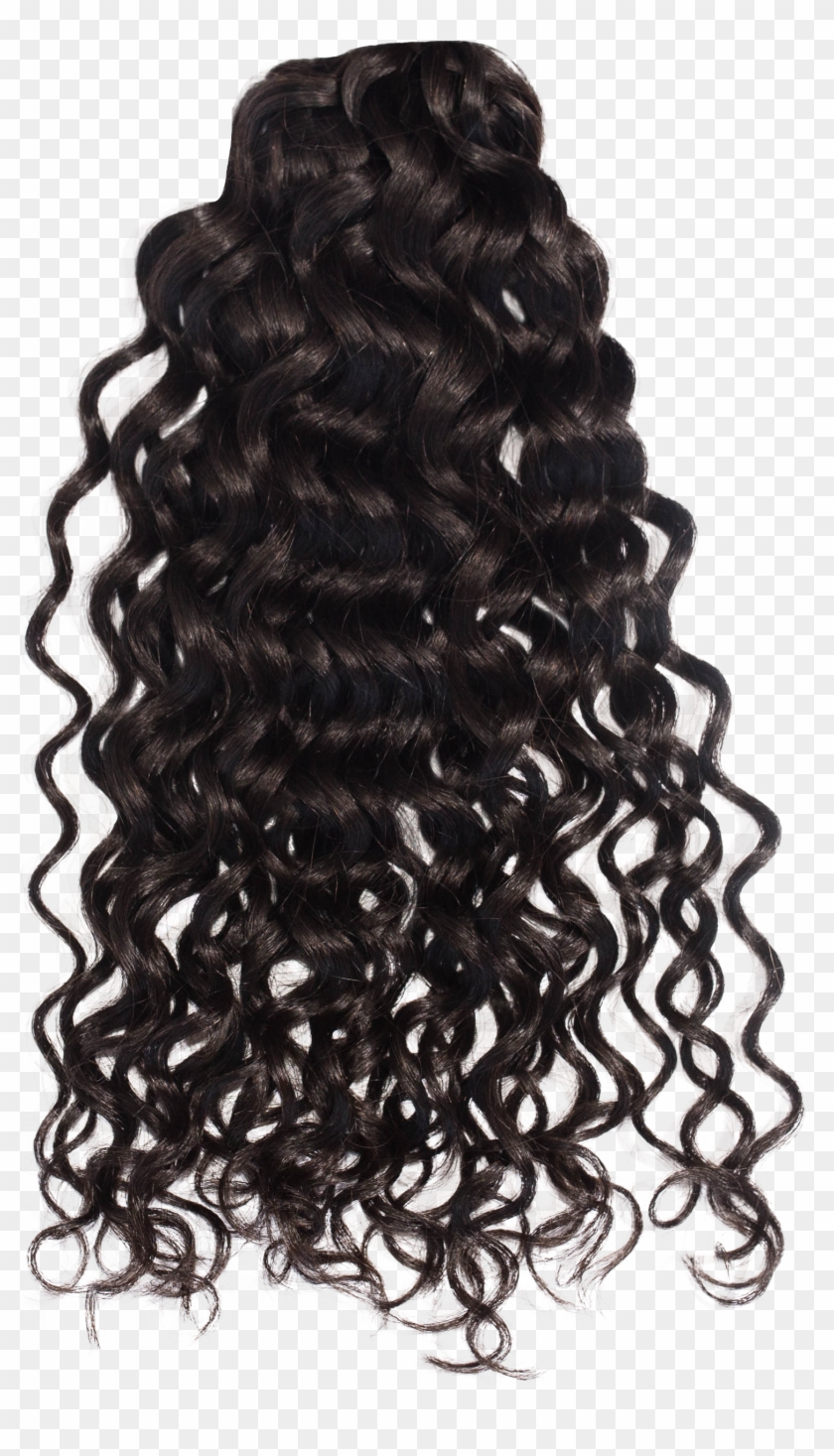 Png Black And White Stock Drawing Back Curly Hair Clipart