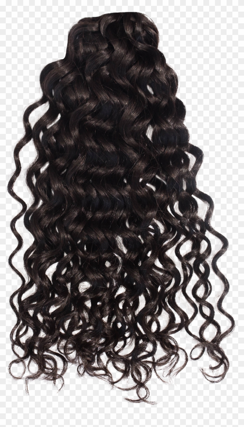 Png Black And White Stock Drawing Back Curly Hair Clipart #216799