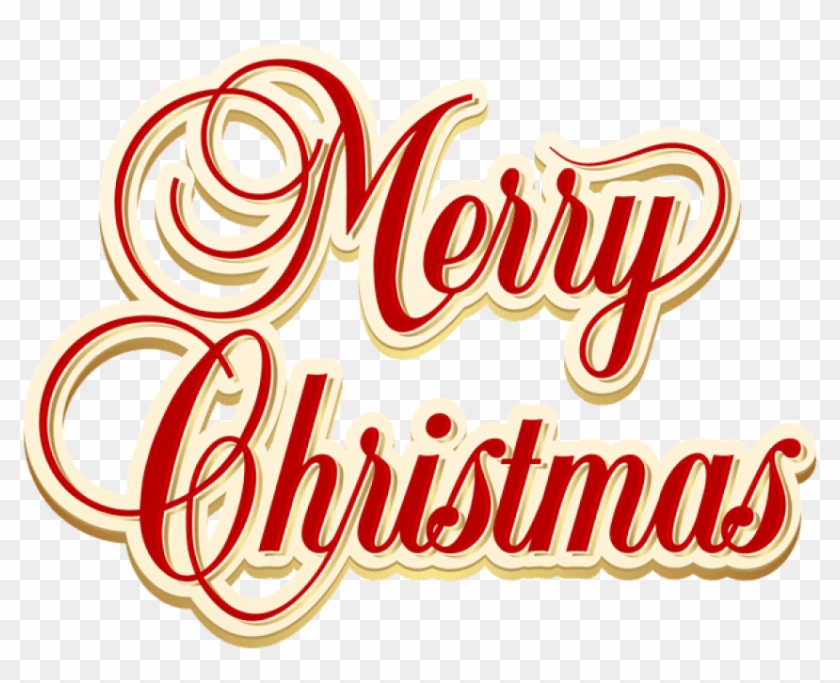Free Png Merry Christmas Png Text Png - Merry Christmas Text Vector Clipart