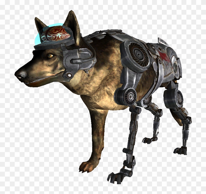 Drawn German Shepherd Robotic - Rex Fallout Clipart