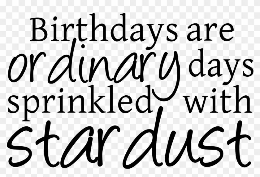 Love Birthday Quotes, Birthday Verses For Cards, Birthday - Calligraphy Clipart #217241