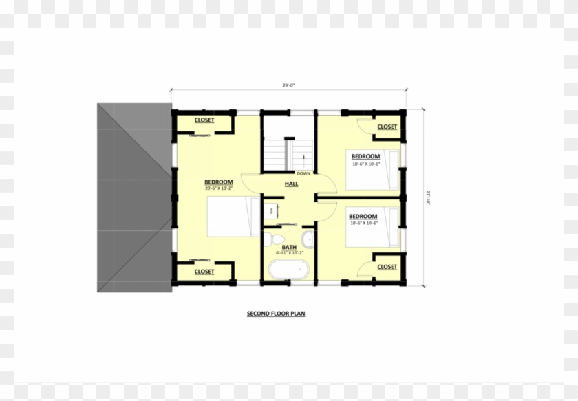 2nd Floor - Floor Plan Clipart
