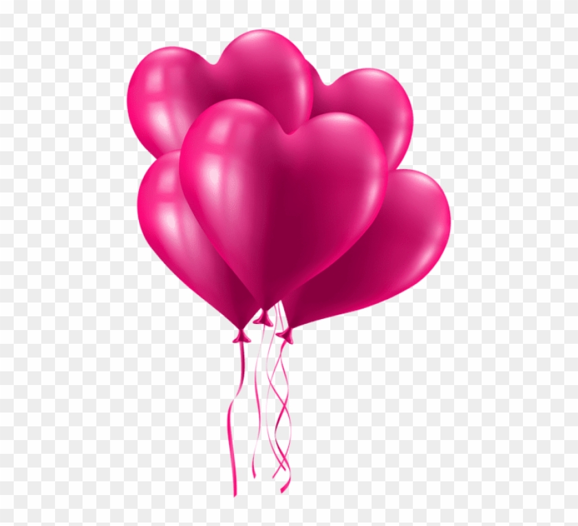 Overlays - Transparent Pink Balloons Png Clipart