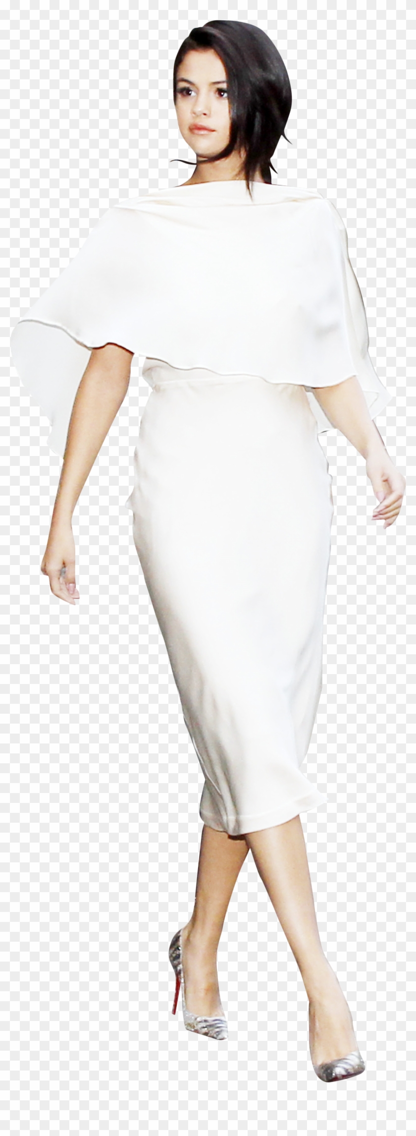 Selena Gomez White Png - Photo Shoot Clipart