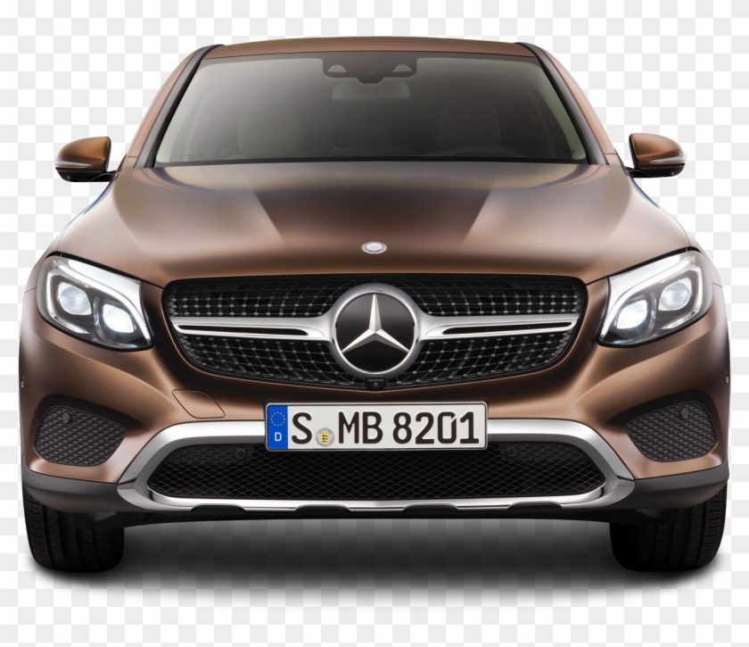 Brown Mercedes Benz Gle Coupe Front View Car - Mercedes Benz Glc Coupe Front Clipart