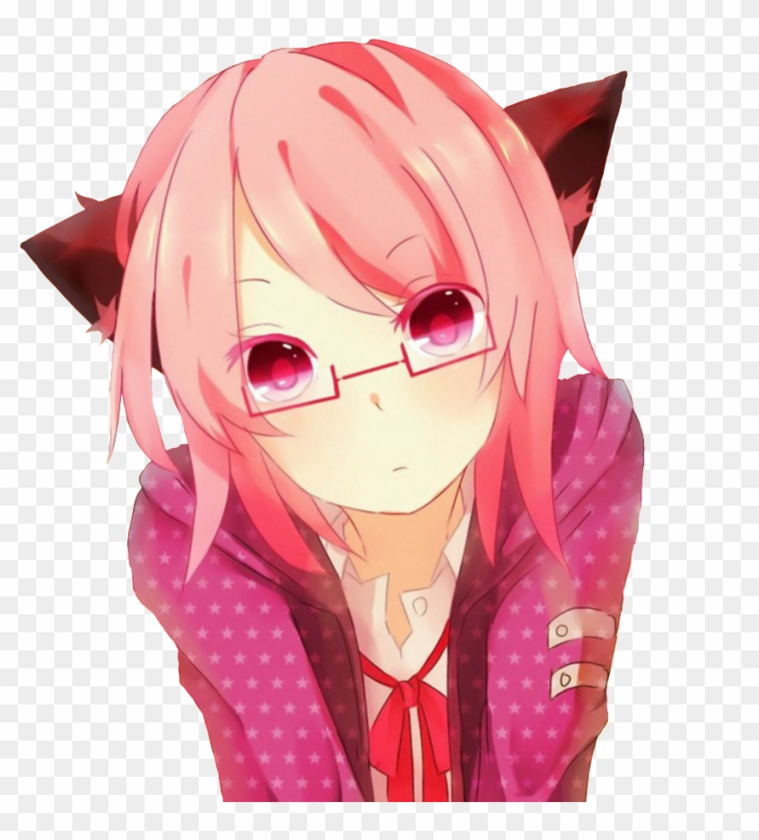 Anime Pink Hair Neko , Png Download Clipart #217712