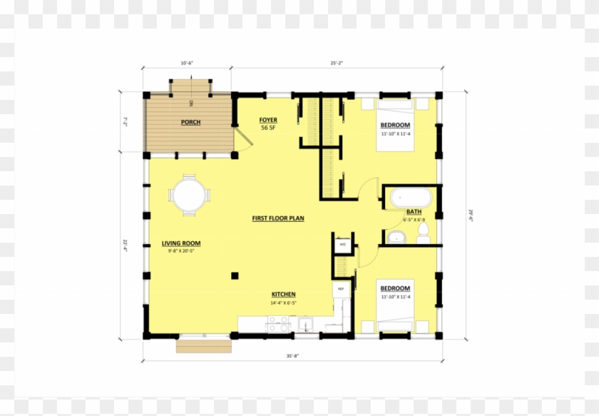 First Floor - Floor Plan Clipart #217987