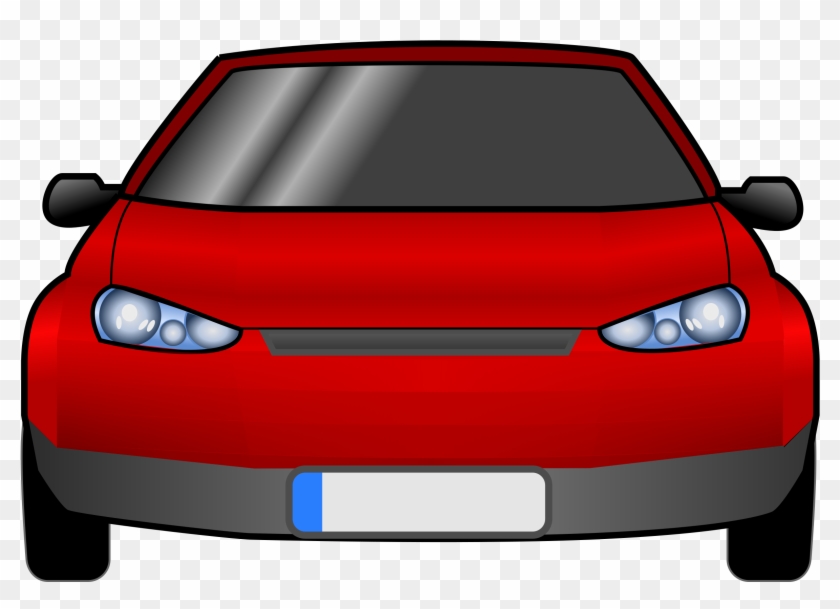 Car-front Clipart Library - Cartoon Car Front Png Transparent Png #218020