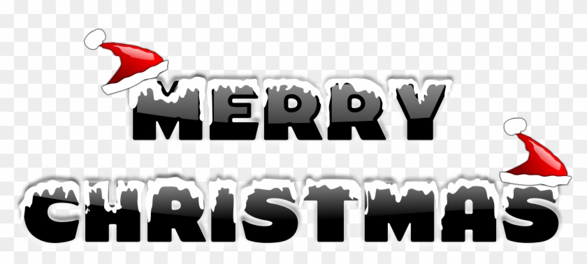 Big Image Png Ⓒ - Merry Christmas Text Png Clipart #218353