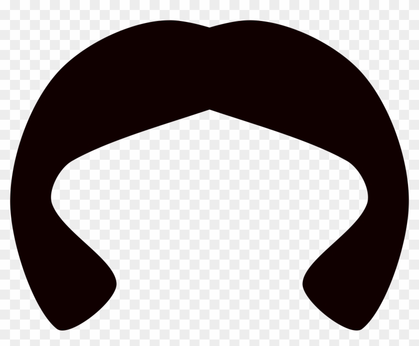 Clip Arts Hair - Black Wig Clipart - Png Download