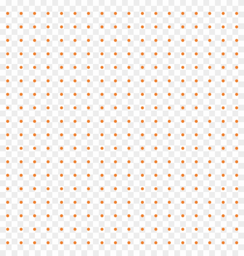 Polka Dot Pattern Png - Orange Polka Dots Transparent Clipart #218450