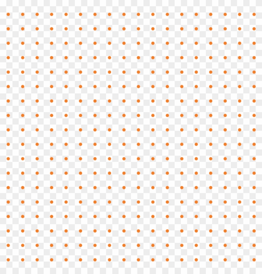 Polka Dot Pattern Png - Orange Polka Dots Transparent Clipart