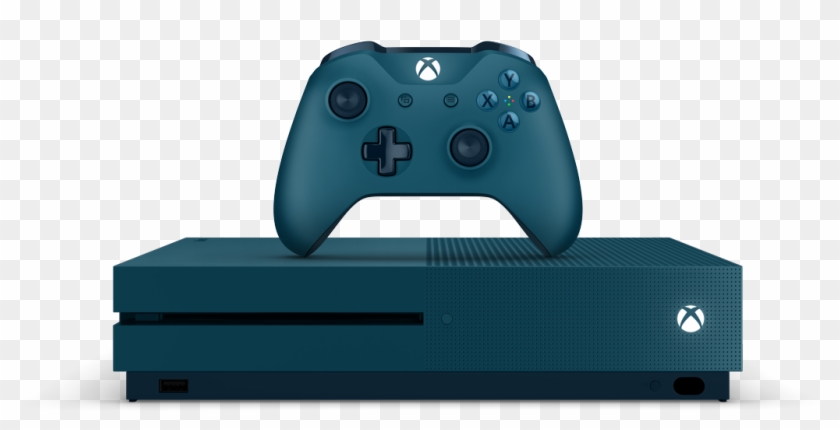 Xbox One S Deep Blue Clipart