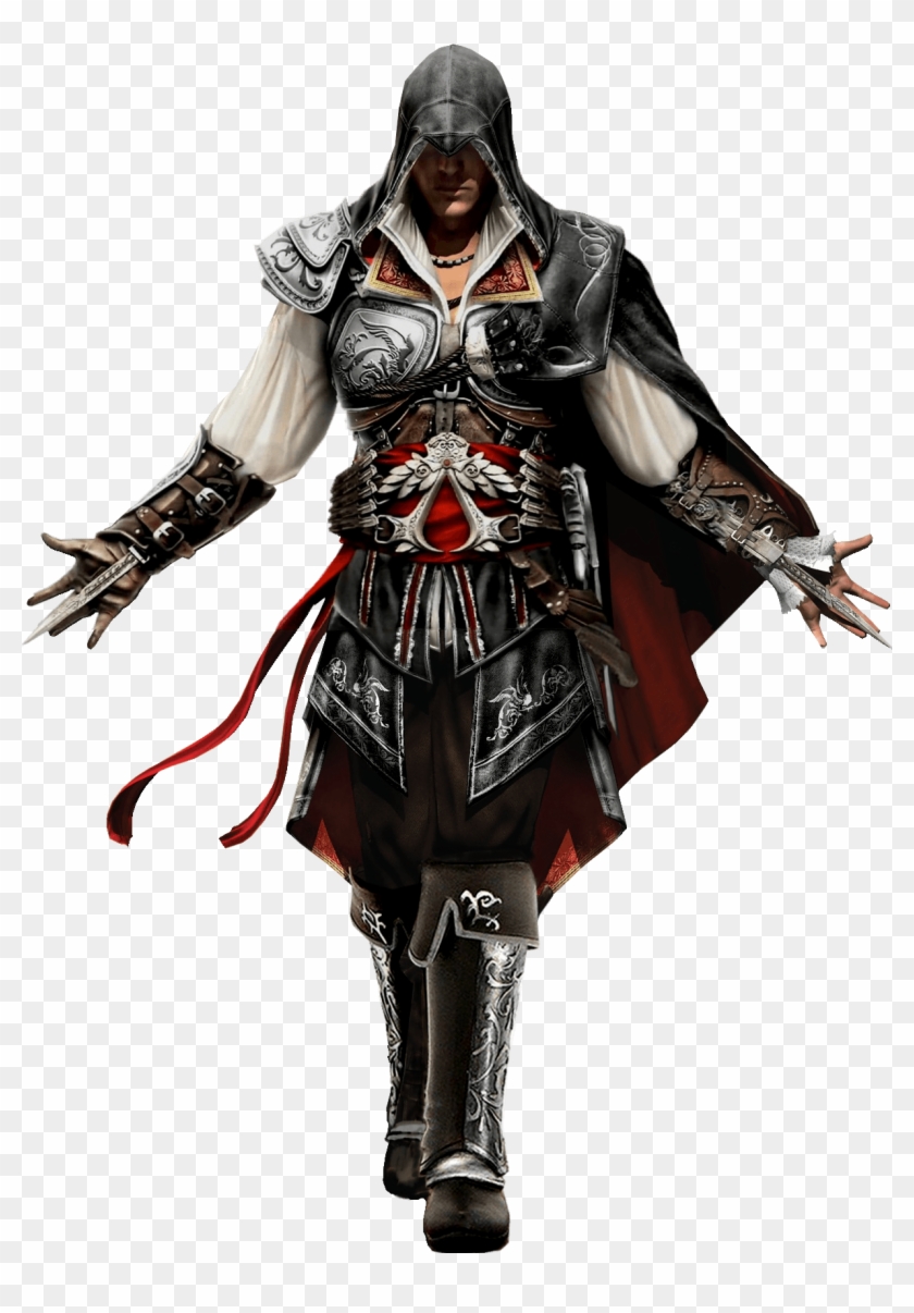 Assassins Creed Standing Front - Assassin's Creed 2 Ezio Armor Clipart