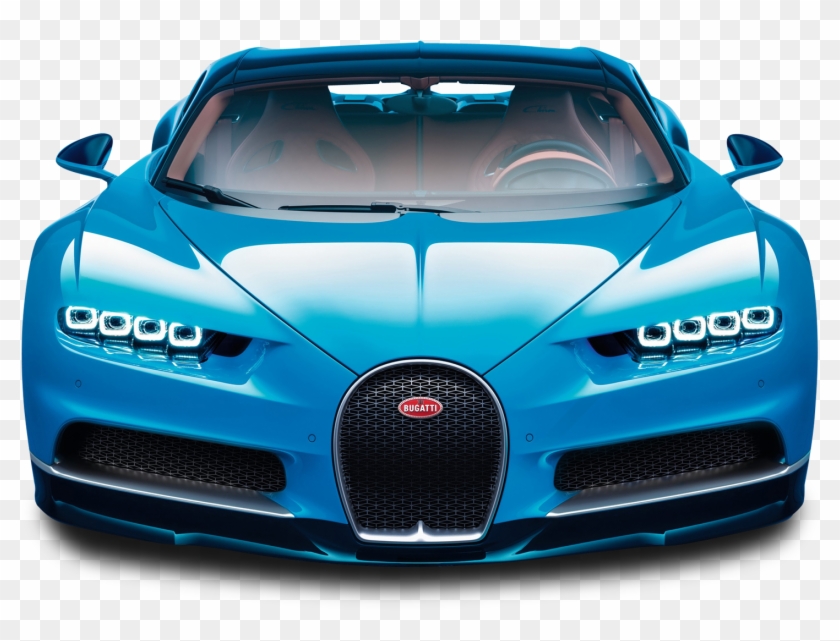 Car Front View Png - Bugatti Chiron Png Clipart