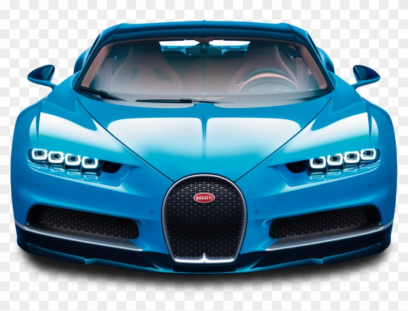 Car Front View Png - Bugatti Chiron Png Clipart #218733