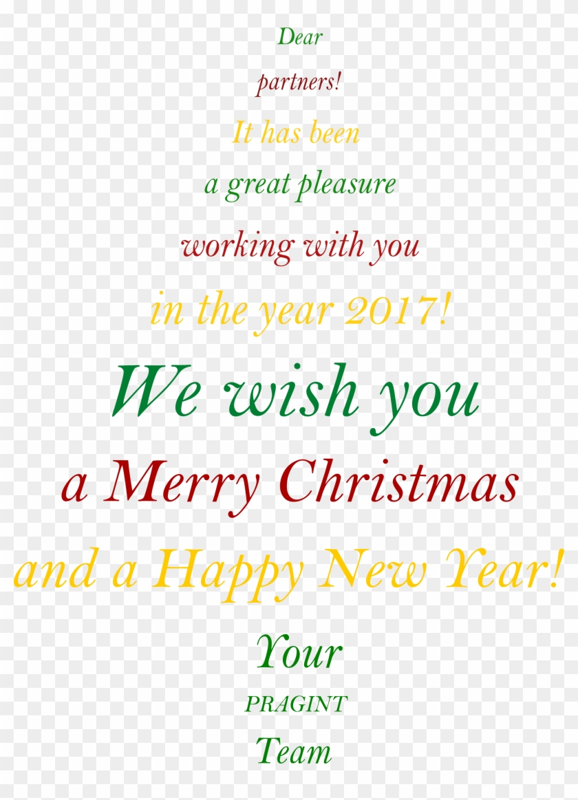 We Would Like To Wish You A Merry Christmas And All - Vida Fica Mais Leve Quando Escolhemos Florir Clipart #218809