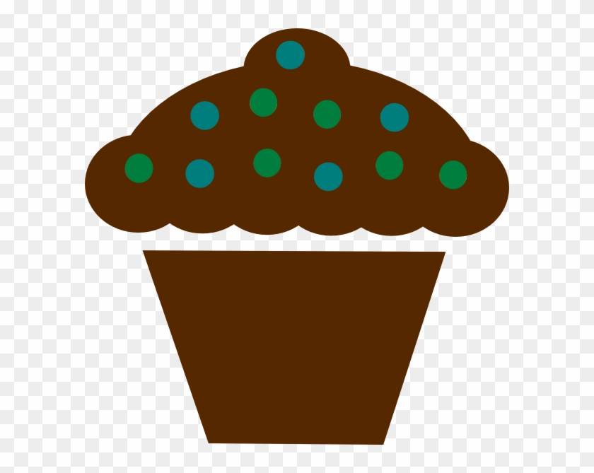 Polka Dot Cupcake Png Clipart