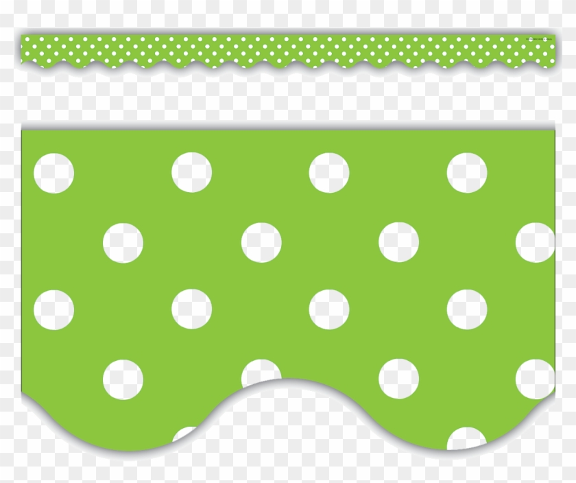 Lime Border Frame Png File - Teacher Created Resources Teacher Created Polka Dots Clipart