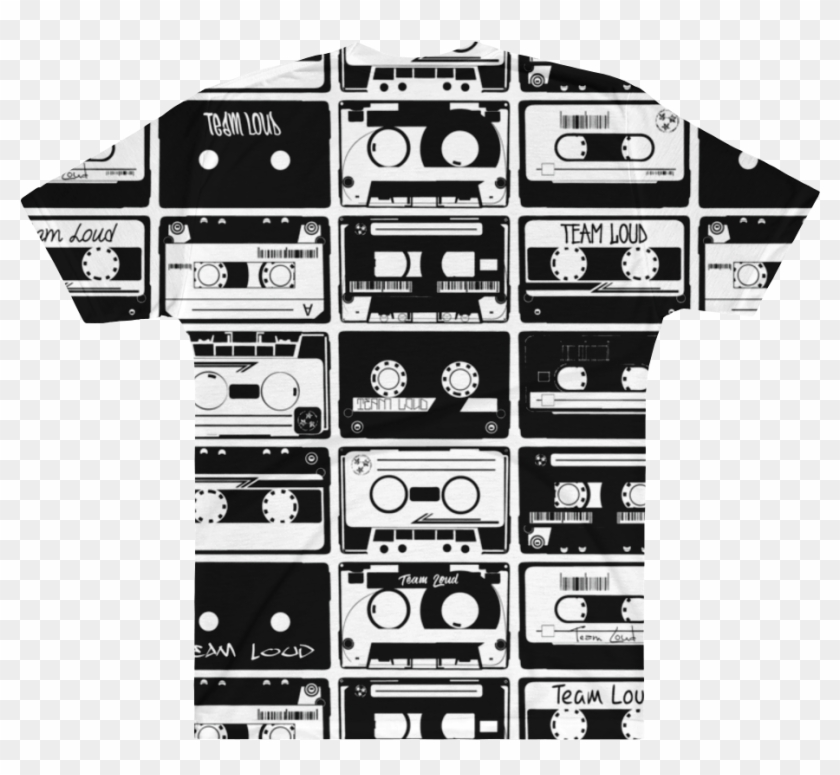 Cassette Tape V-neck - Illustration Clipart