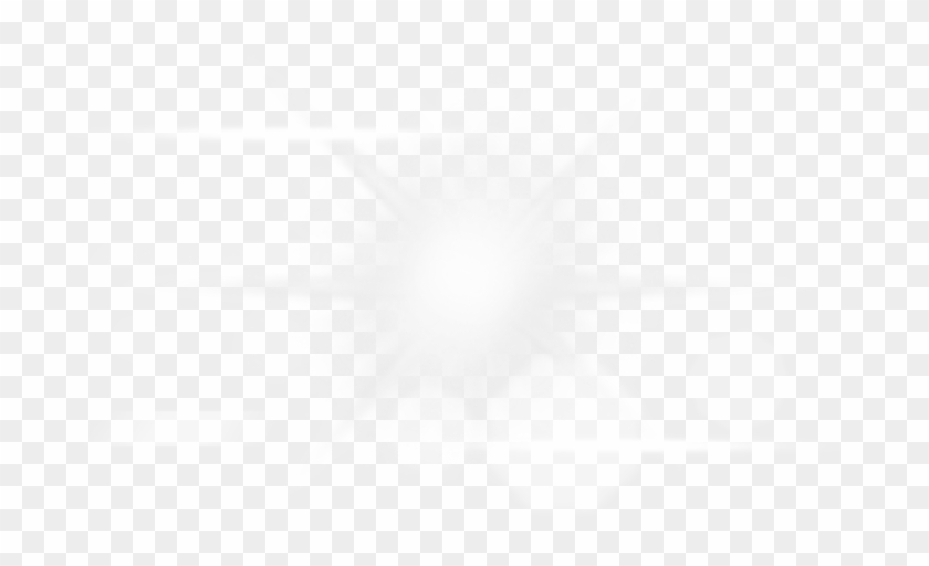 White Lens Flare Png - Monochrome Clipart #219177