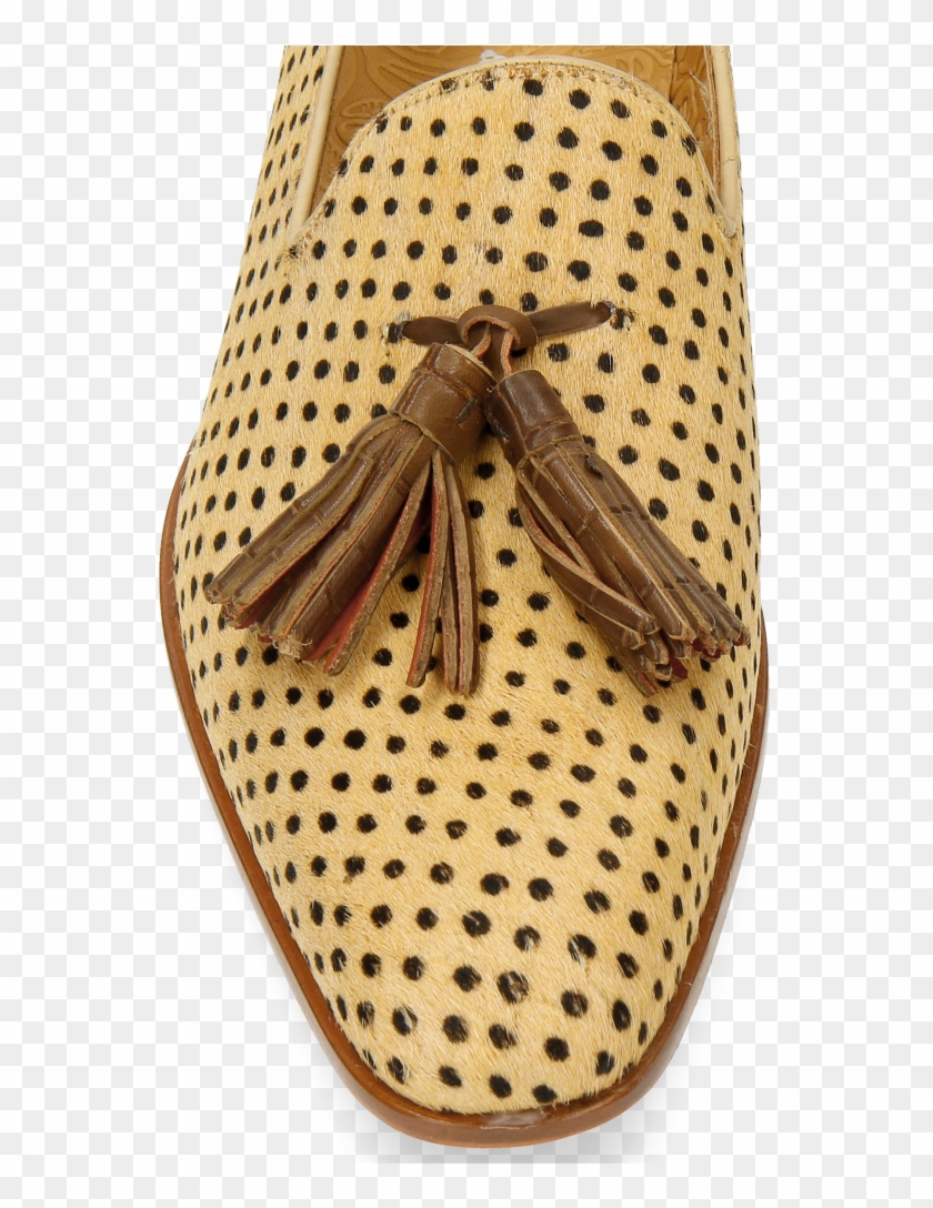 Loafers Prince 8 Hair On Polka Dots Tassel Dark Brown - Polka Dot Clipart