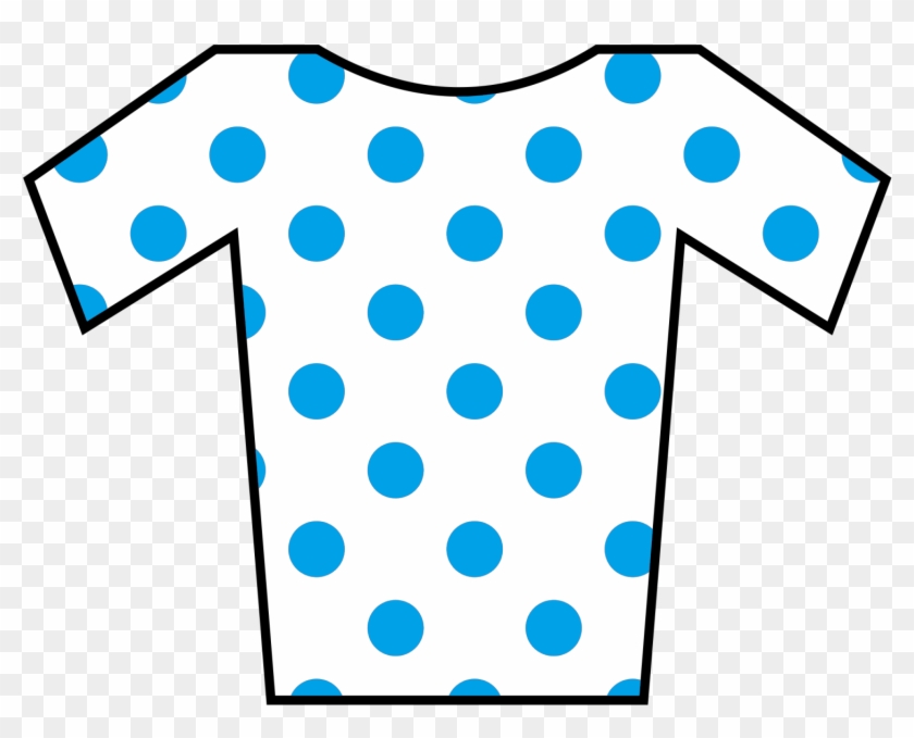 Jersey Blue Dot - Bolletjestrui Clipart