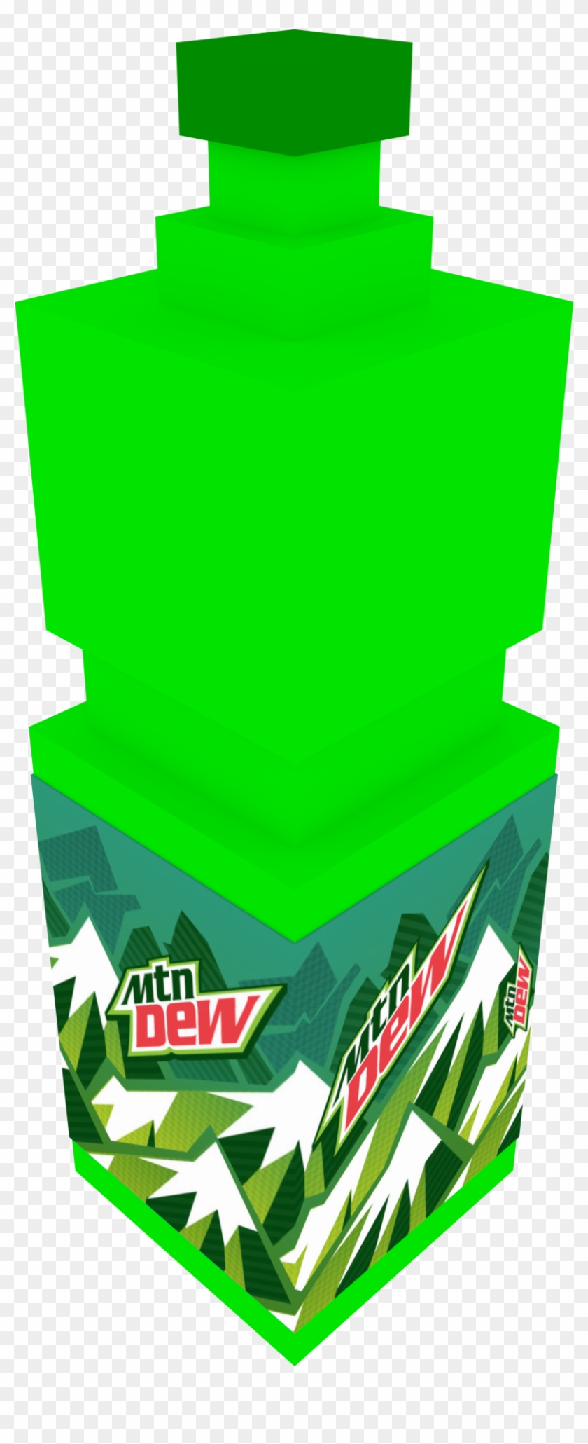 Mountain Dew Bottle Transparent Background Download - Water Bottle Clipart