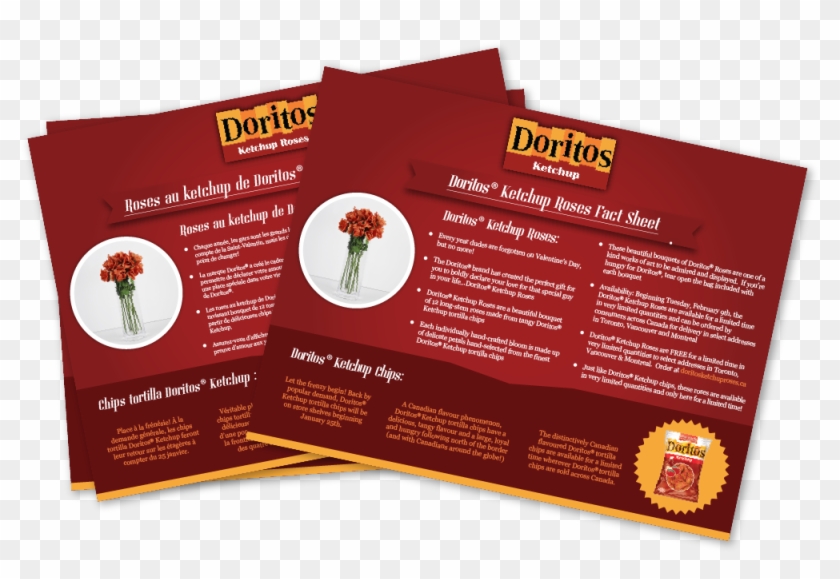 Doritos Ketchup Roses - Flyer Clipart #219398