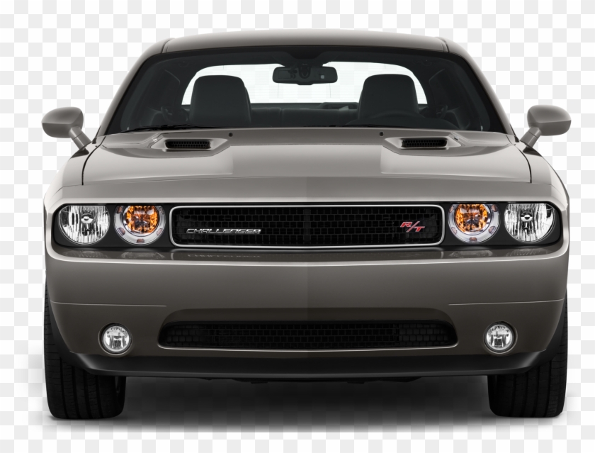 Cadillac - Dodge Challenger R T Front View Clipart #219399