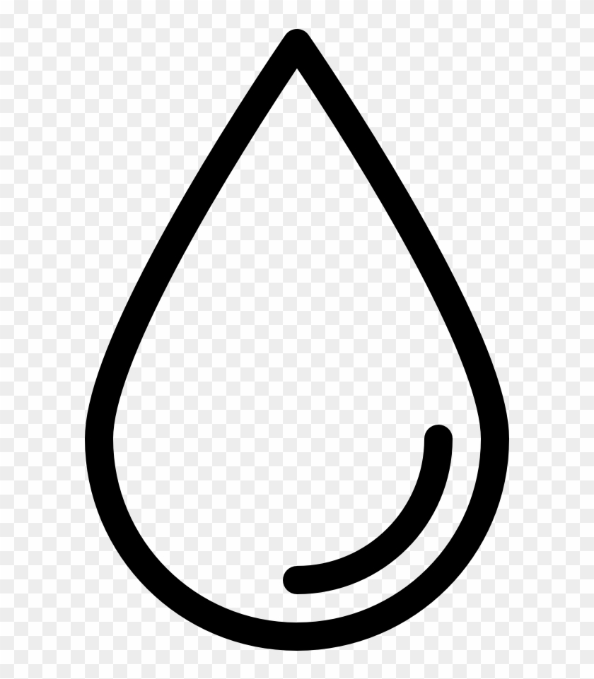 Raindrop Png - Water Drop Outline Png Clipart #219426