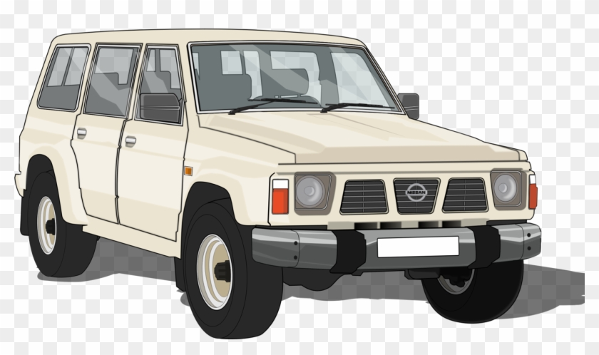 Toyota Clipart Car Front - Nissan Patrol Coloring Pages - Png Download