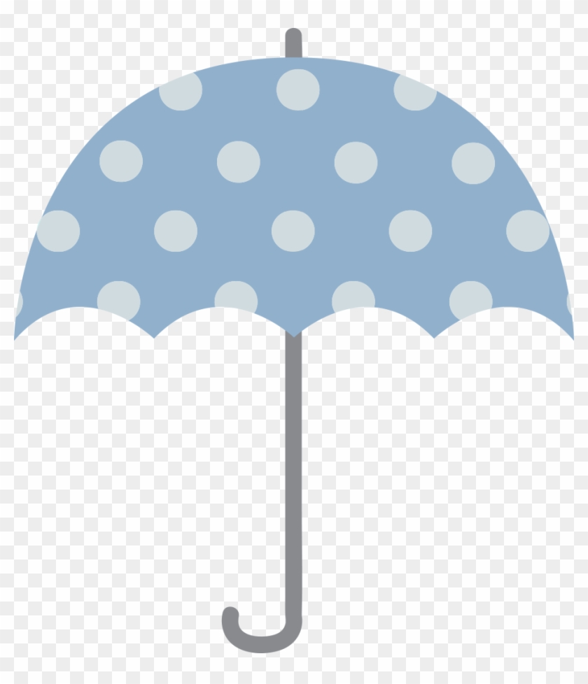 Polka Dot Umbrella Clip Art - Png Download