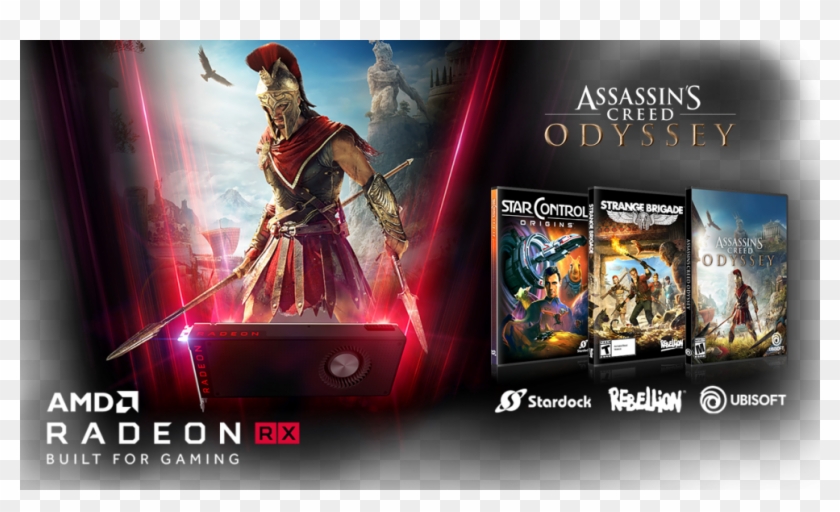 Amd Announced Today That Three Games Due To Release - Assassin's Creed Odyssey Amd Clipart #219788