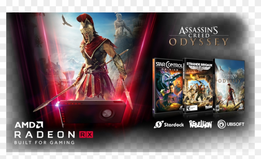 Amd Announced Today That Three Games Due To Release - Assassin's Creed Odyssey Amd Clipart