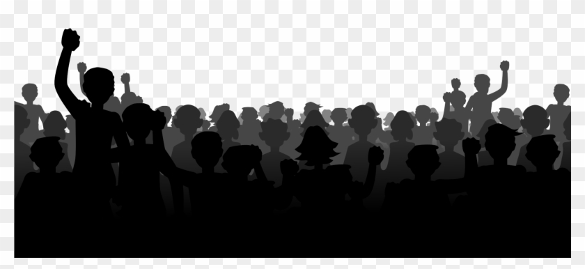 Crowd Png - Crowd Of People Png Clipart (#219981) - PikPng