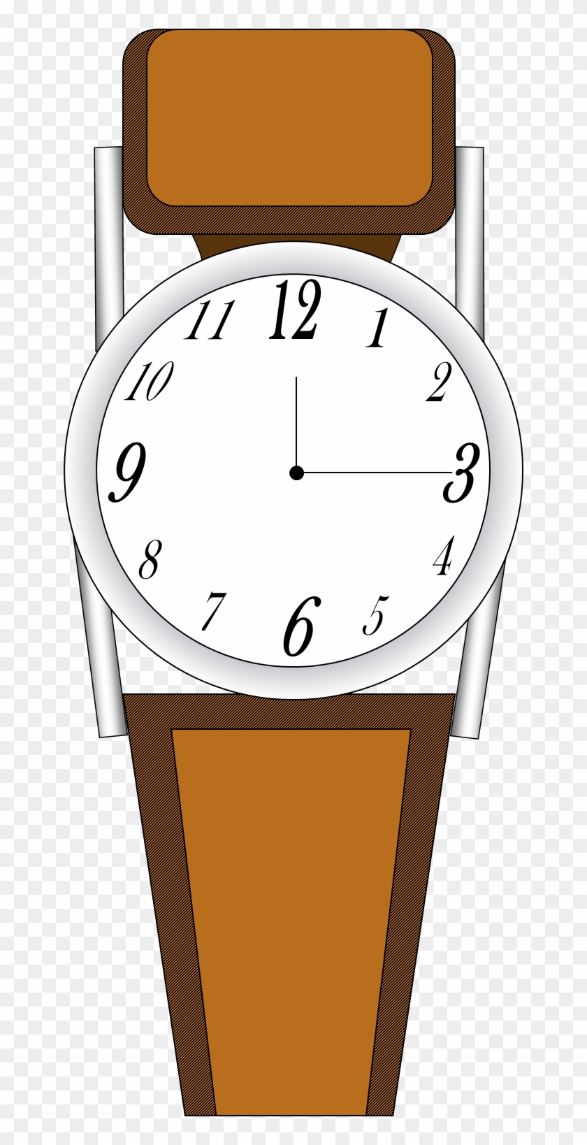 Watch Image - B W Clipart Of Watch - Png Download #2100278