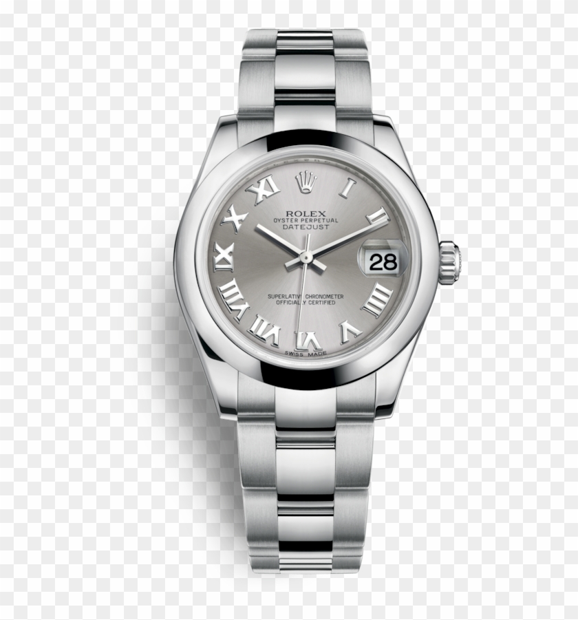 Astrua Lady-datejust Watch Rolex Gold Png Image High - Rolex 178274 Blue Clipart #2100598