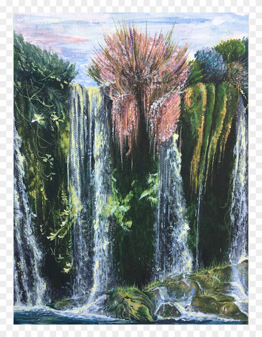 Ksoy02 Duden Waterfalls, Original Paintings, , Ksoy02 - Waterfall Clipart #2100693