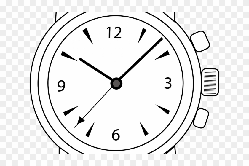 Vector Library Download Watch Free On Dumielauxepices - Drawing Picture Of Watch Clipart #2100819