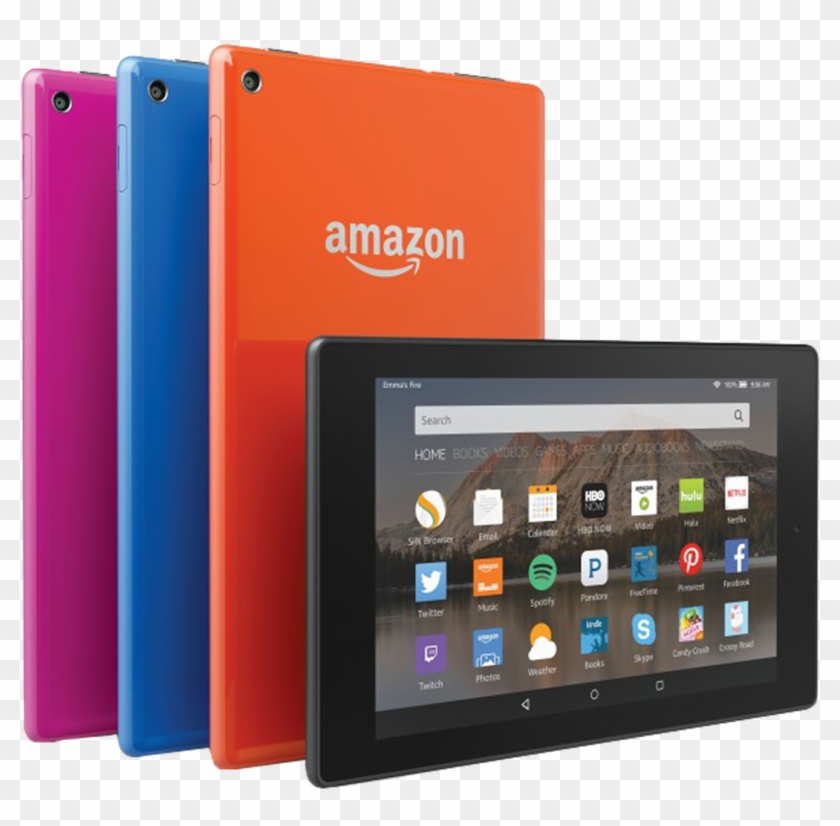 Amazon Reveals Thinner Fire Hd Tablets - Amazon Tablet Clipart #2100824