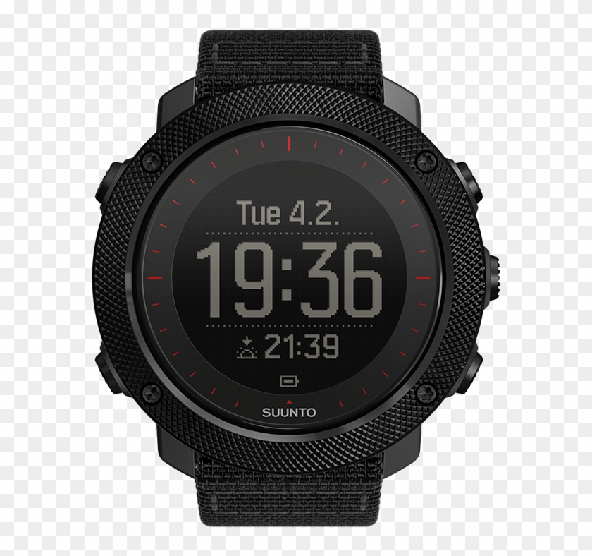 Suunto Traverse Alpha - Suunto Traverse Alpha Black Red Clipart #2100854