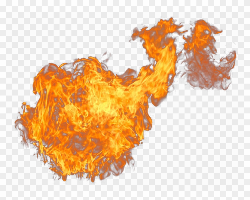 Decorative Buckle Fireball Flame Creative Free Transparent - Flame Clipart