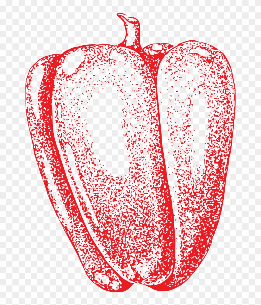 Hand Drawn Green Pepper Transparent Vegetables Clipart