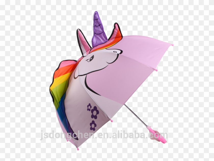 Cartoon Pony Design Windproof Kids Rain Umbrella Cheap - Umbrella Clipart #2101481