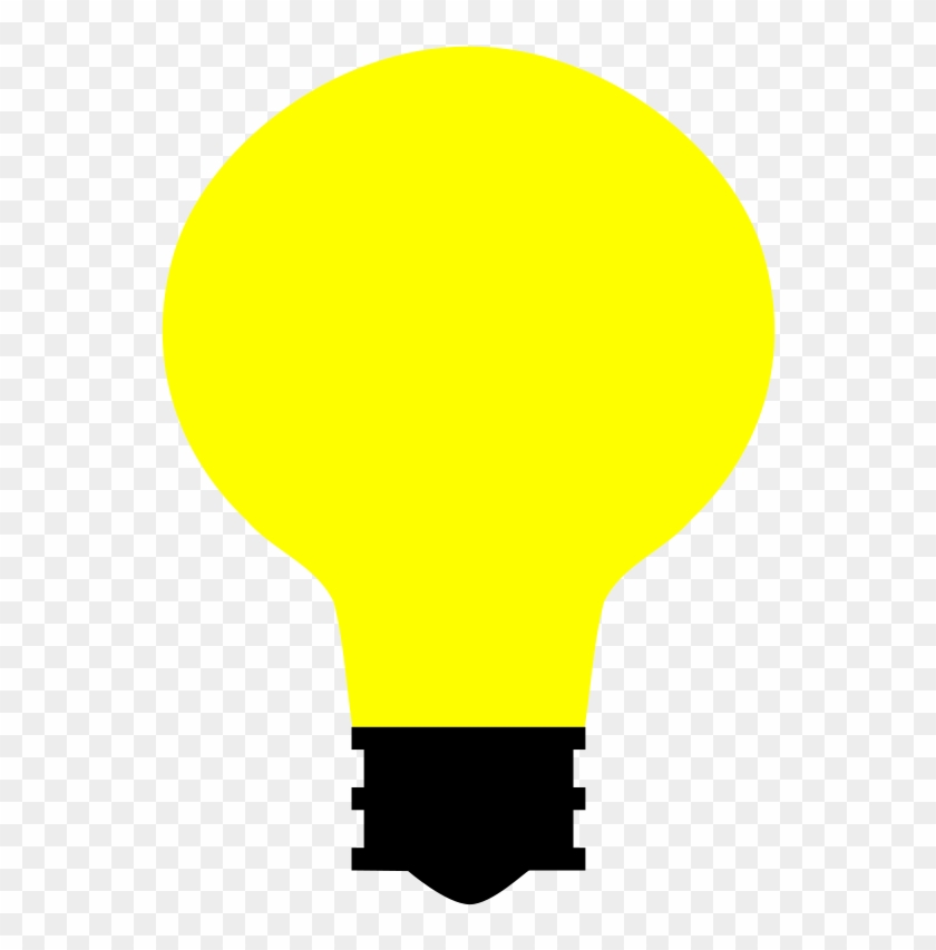 How To Set Use Simple Light Bulb Clipart - Illustration - Png Download