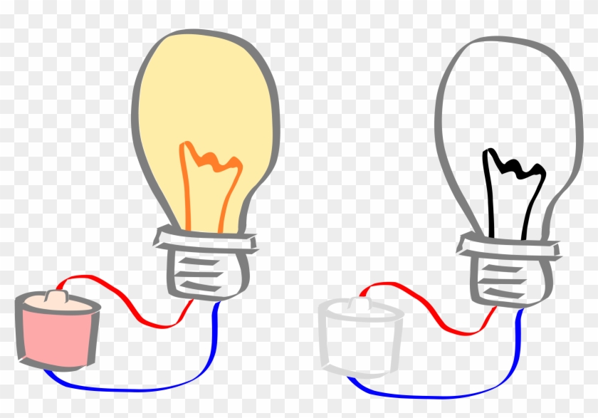 Clipart Big Image Png - Battery And Light Bulb Clipart Transparent Png