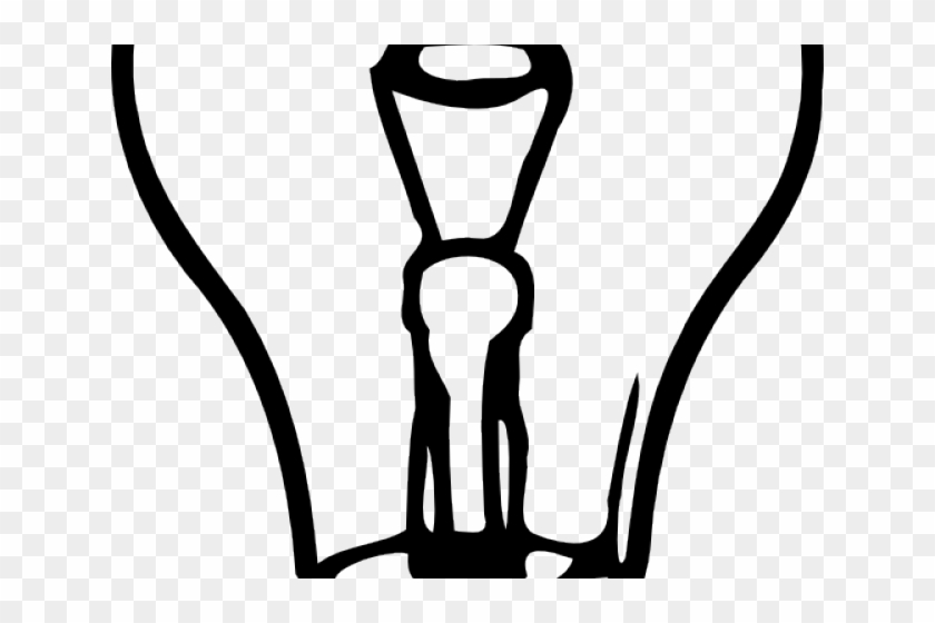 Light Bulb Clipart Pdf - Incandescent Light Bulb - Png Download #2102210