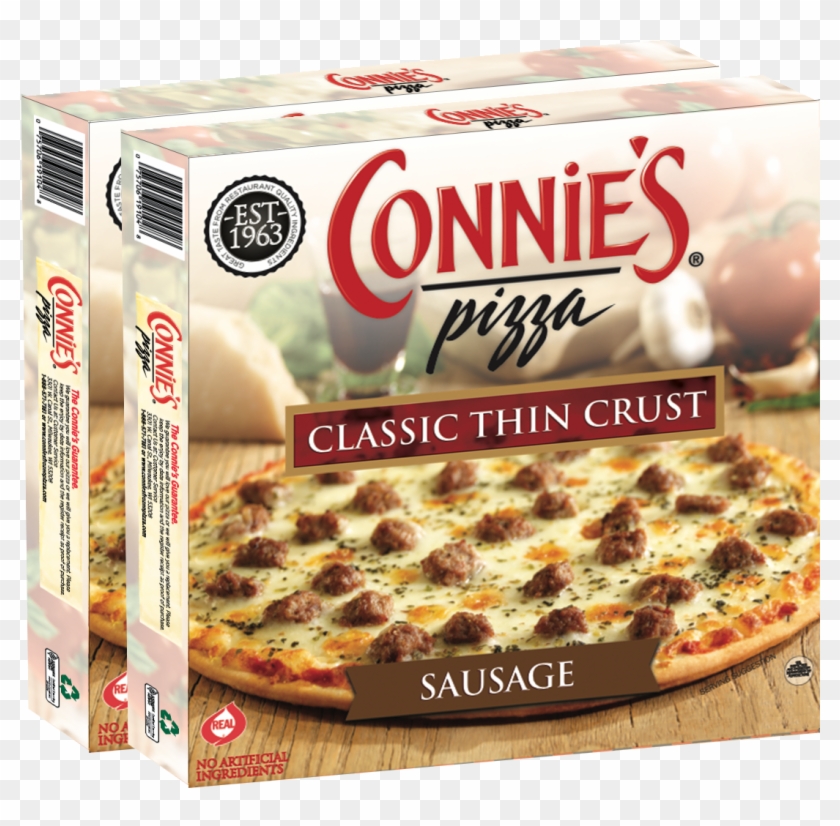 Frozen Sausage Pizza Clipart #2102485